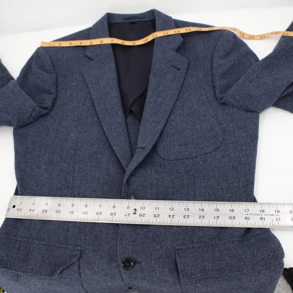 J. Crew Sport Coat Mens 38R Moon British Cloth Wool Two Button Single Breasted‎